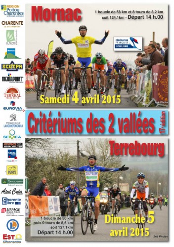 Affiche Critériums des Deux Vallées 2015